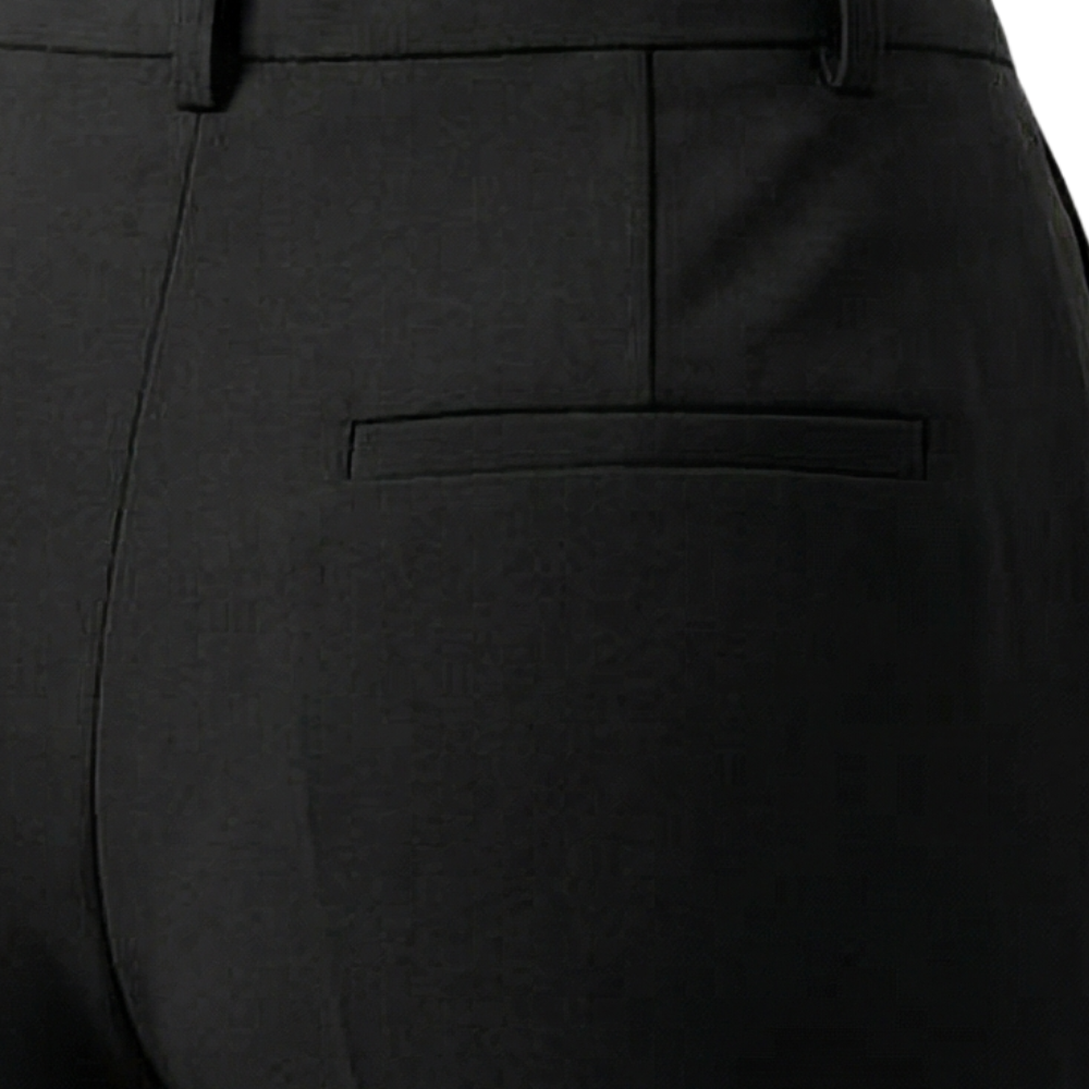 High-Waisted Wide-Leg Suit Trousers