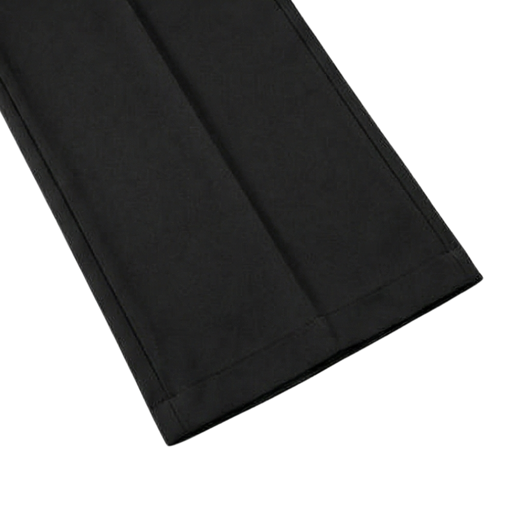 High-Waisted Wide-Leg Suit Trousers