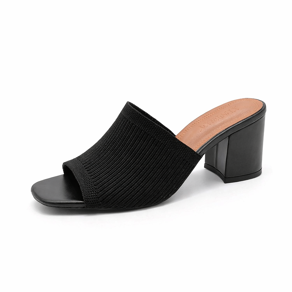 Soft-Touch Block Heel Pumps