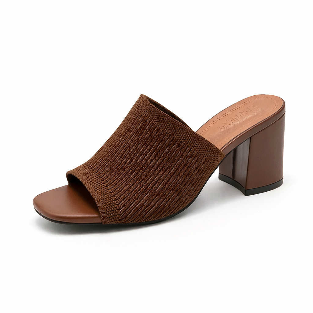 Soft-Touch Block Heel Pumps