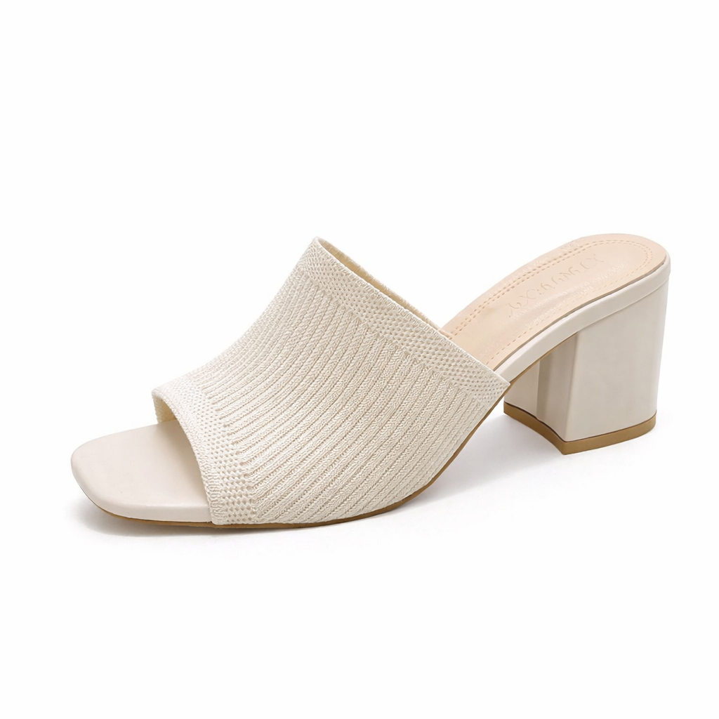 Soft-Touch Block Heel Pumps