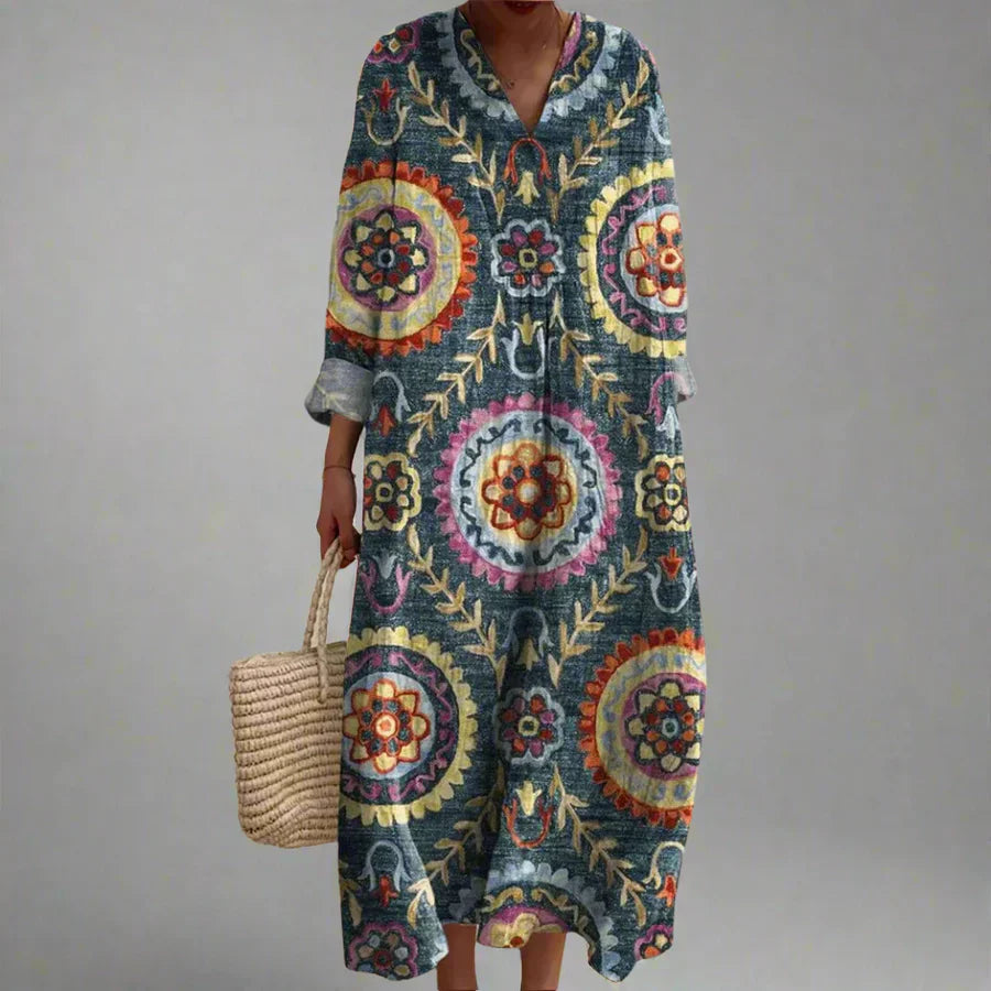 Geometric Print Dress