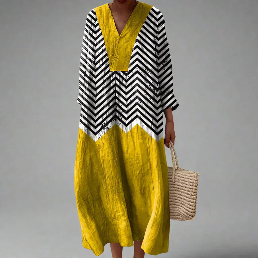 Geometric Print Dress