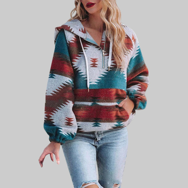Comfy Oversized Zip Up Long Sleeve Hoodie Sweatshirt