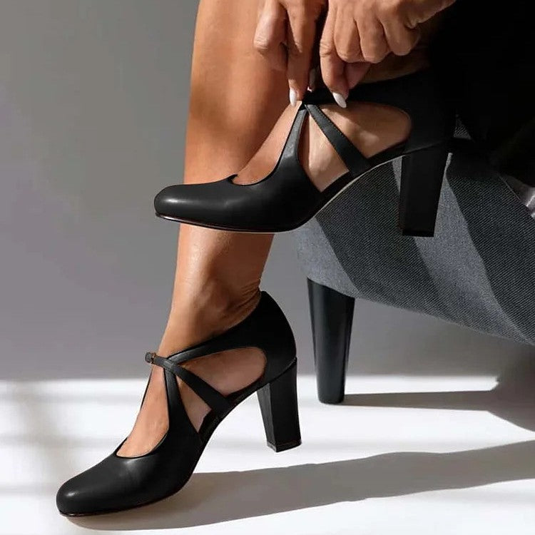 Cushioned Block Heels