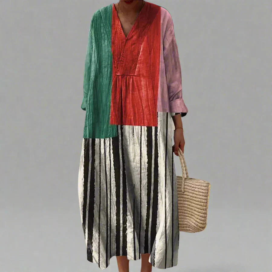 Geometric Print Dress