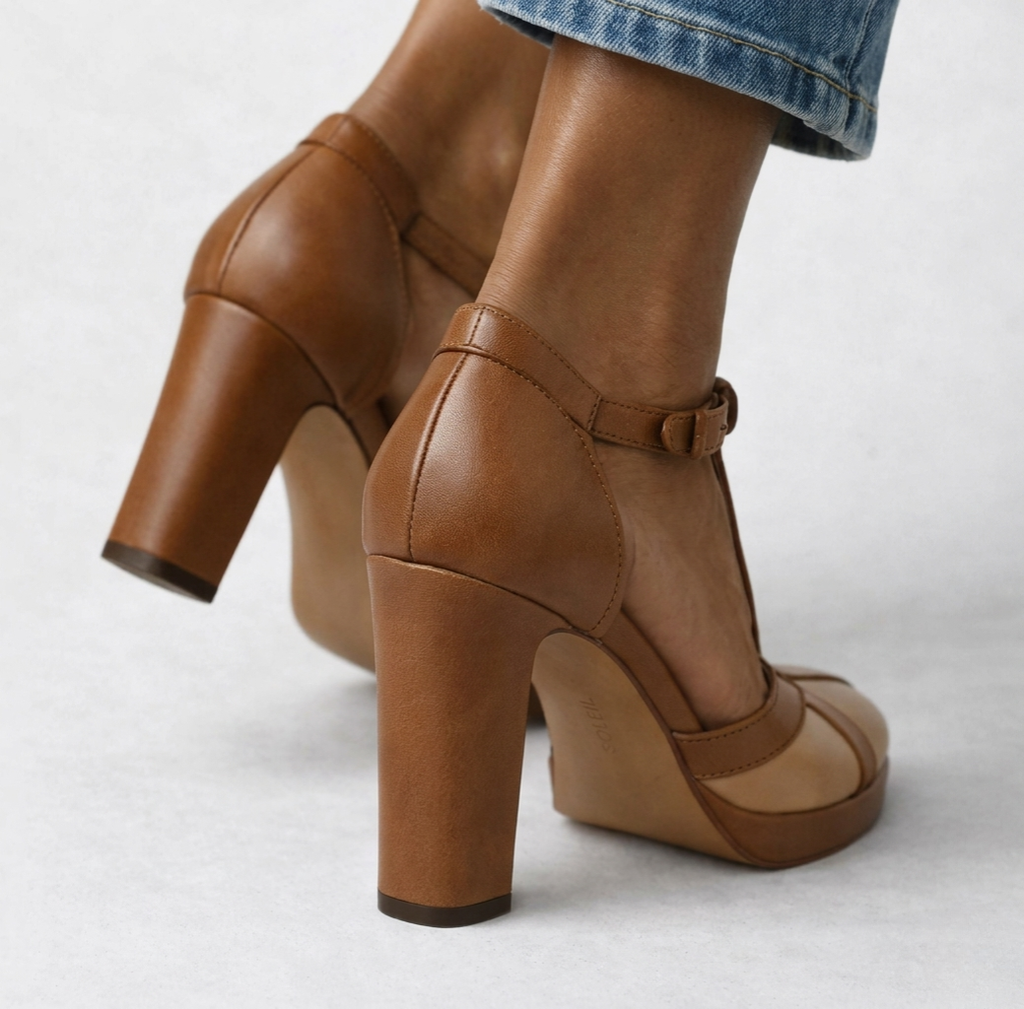 Ergonomic Strap Heels