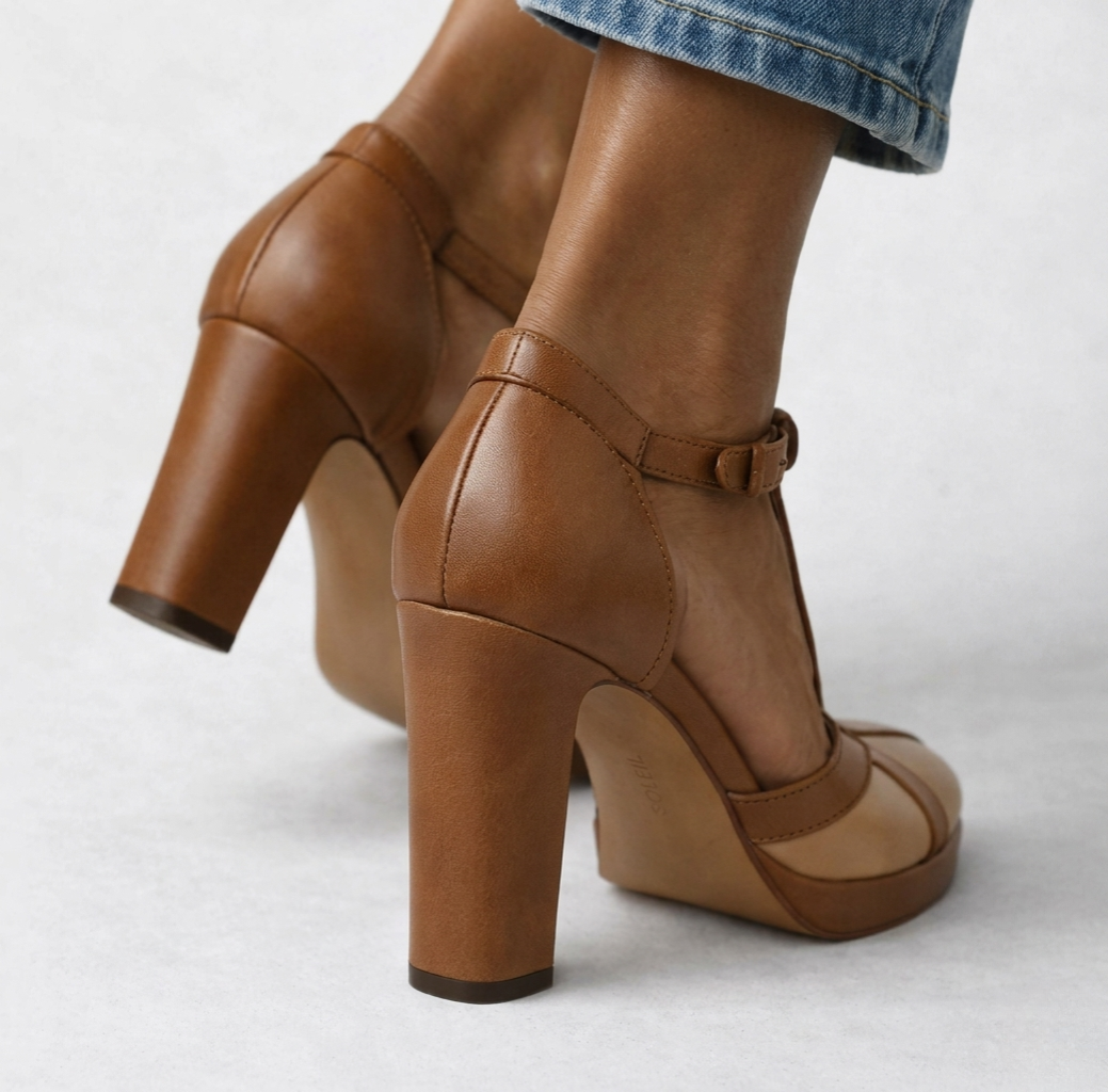 Ergonomic Strap Heels