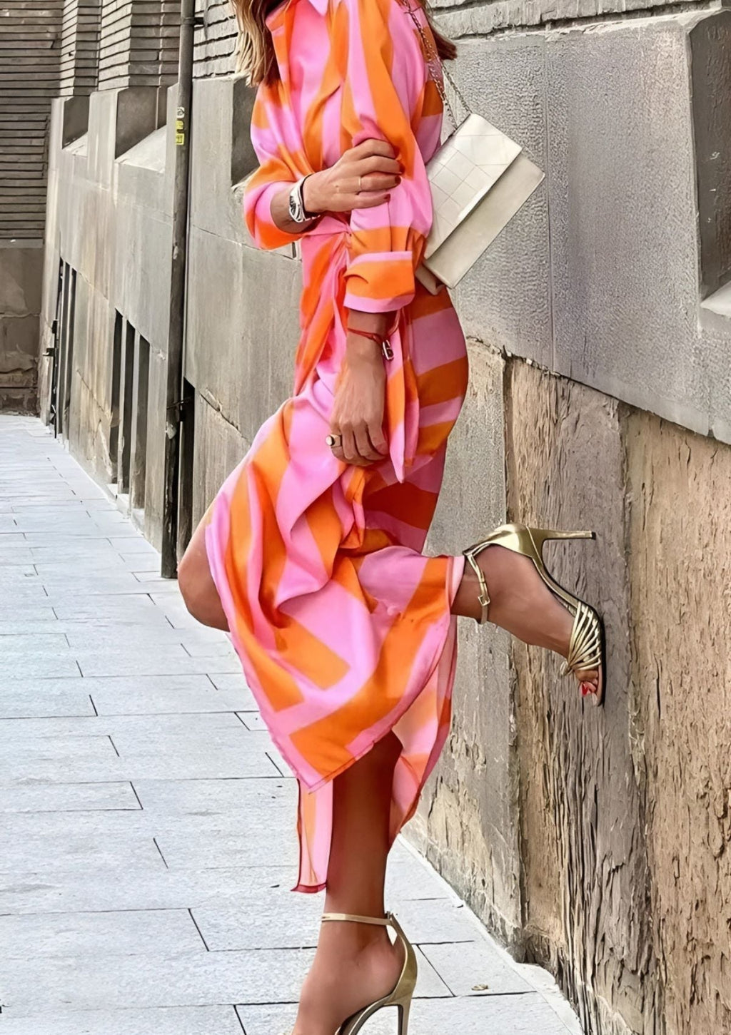 Waist-Cinching Shirt Dress