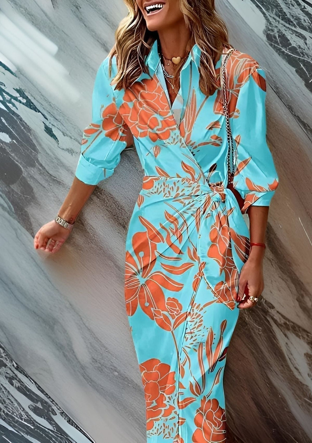 Waist-Cinching Shirt Dress