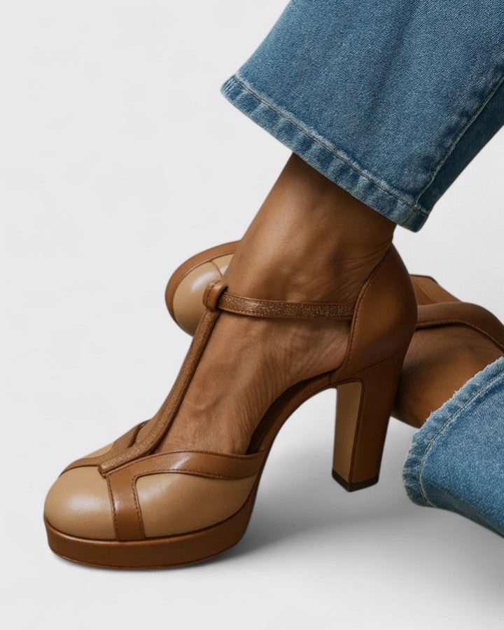 Ergonomic Strap Heels