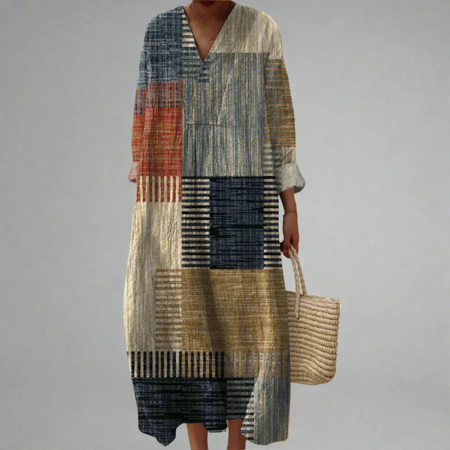 Geometric Print Dress