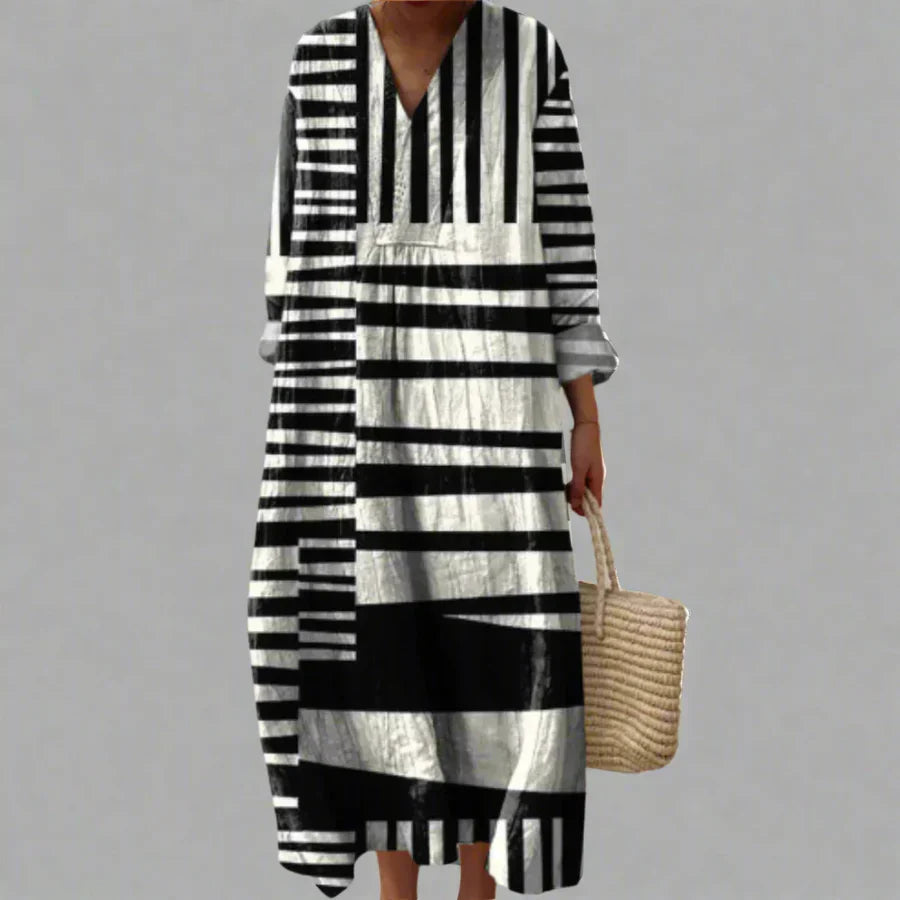 Geometric Print Dress