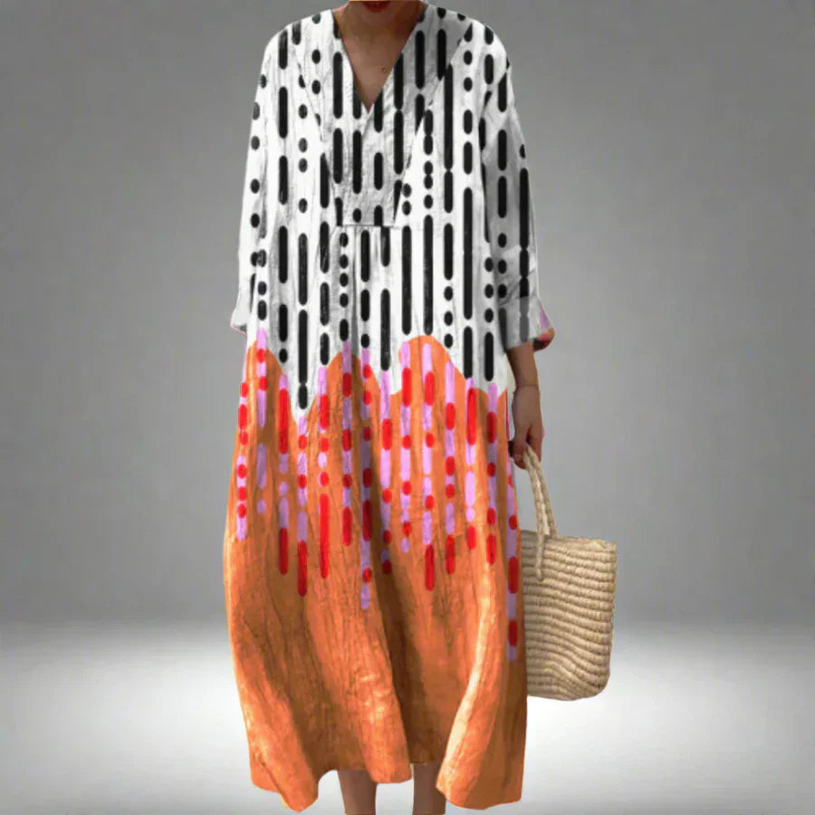 Geometric Print Dress