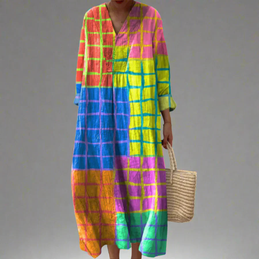 Geometric Print Dress