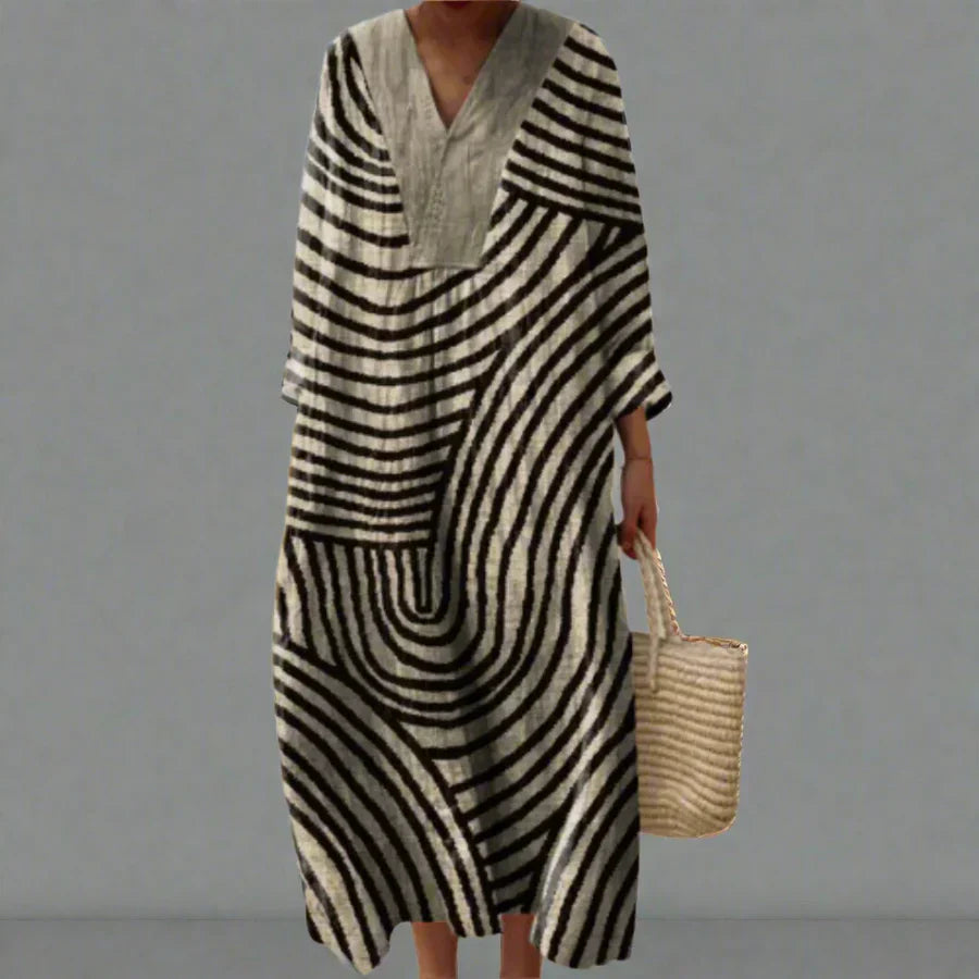 Geometric Print Dress