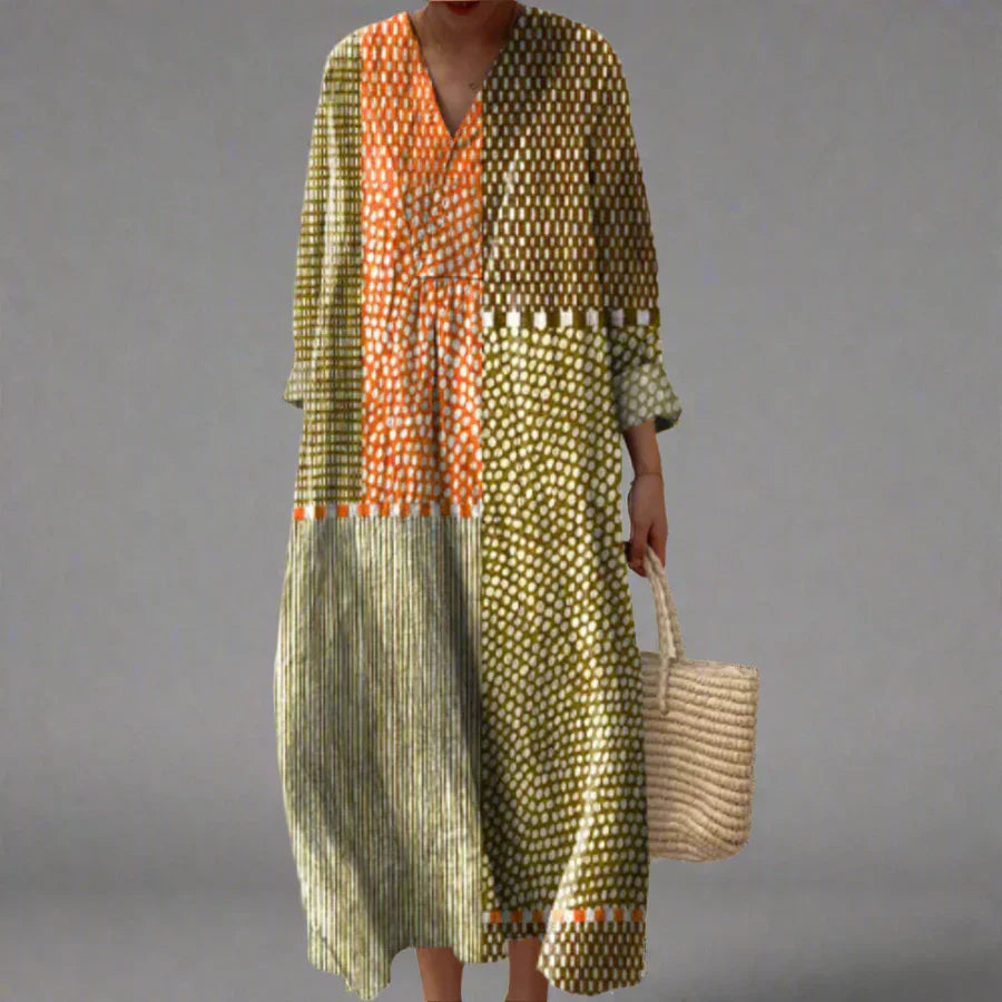 Geometric Print Dress