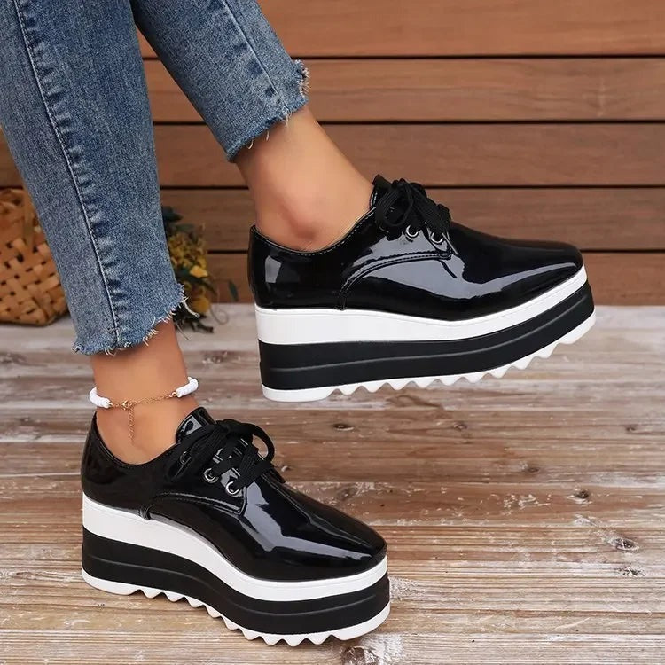 Cushioned Platform Trainers