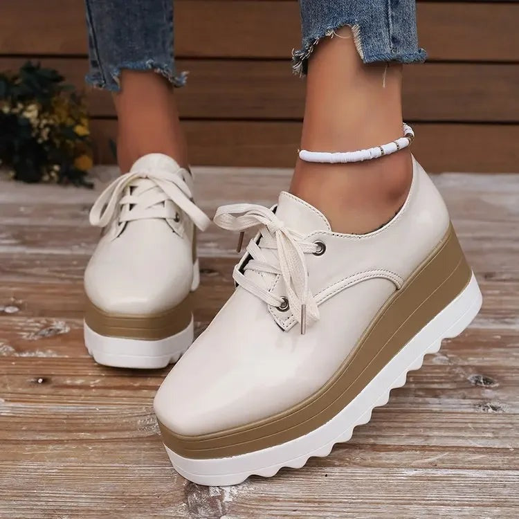 Cushioned Platform Trainers