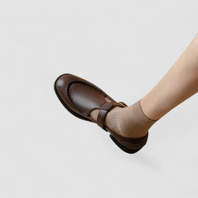 Orthopedic Square-Toe Mary Jane Shoes