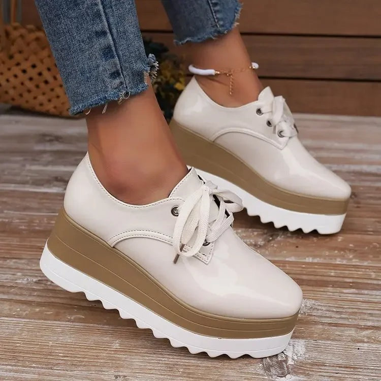 Cushioned Platform Trainers