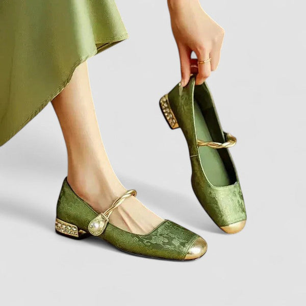 Supportive Mary Jane Flats