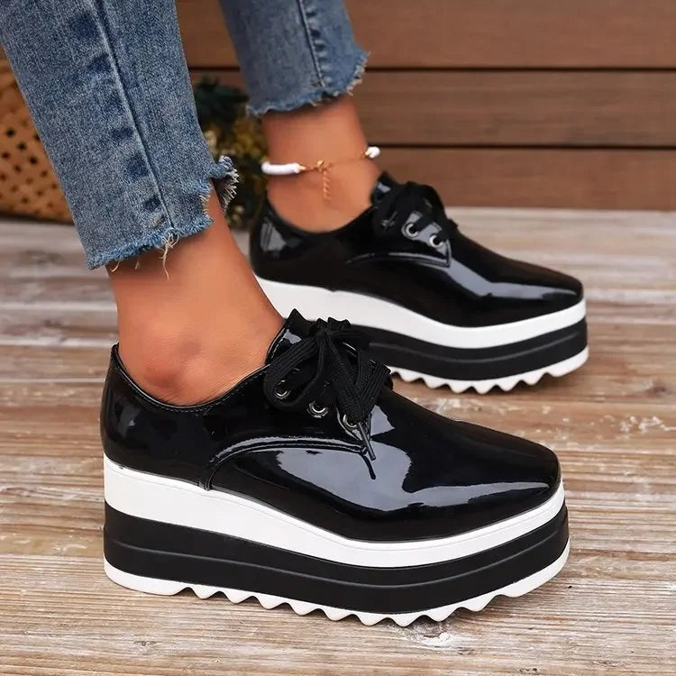 Cushioned Platform Trainers