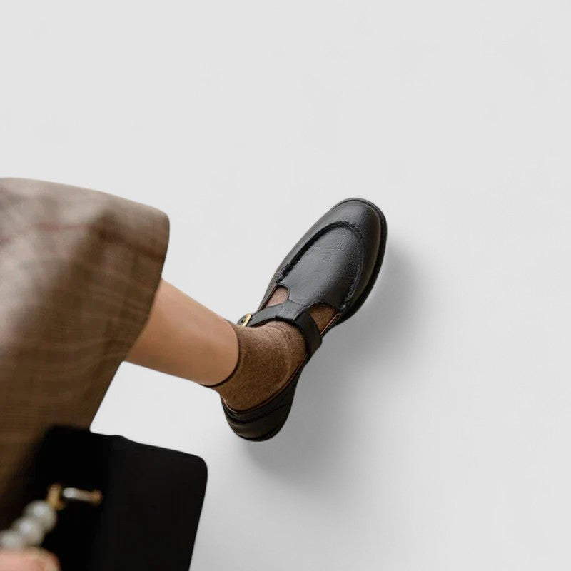 Orthopedic Square-Toe Mary Jane Shoes