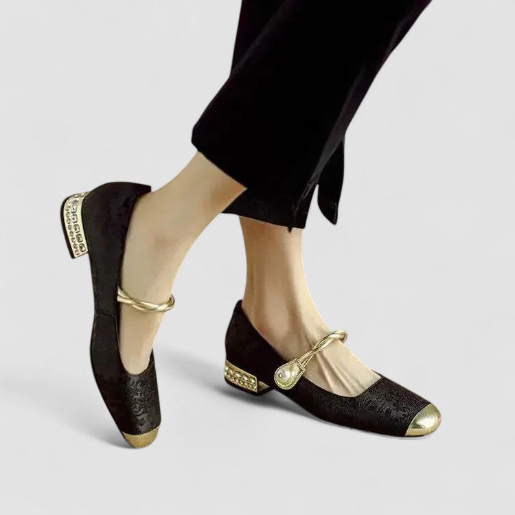 Supportive Mary Jane Flats