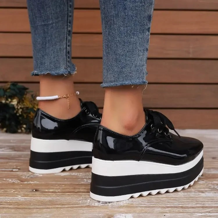 Cushioned Platform Trainers