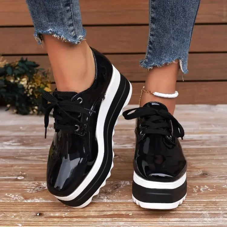 Cushioned Platform Trainers