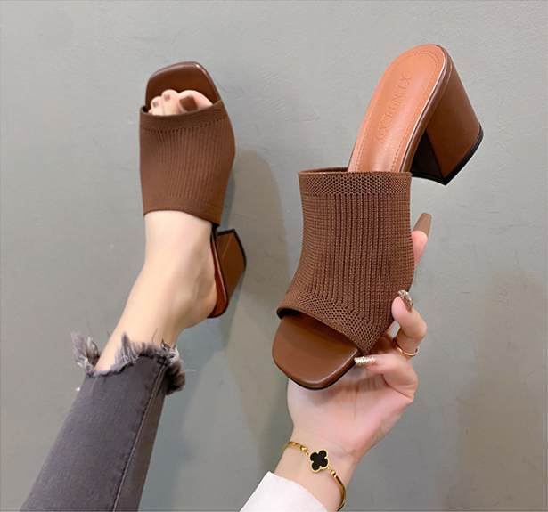 Soft-Touch Block Heel Pumps