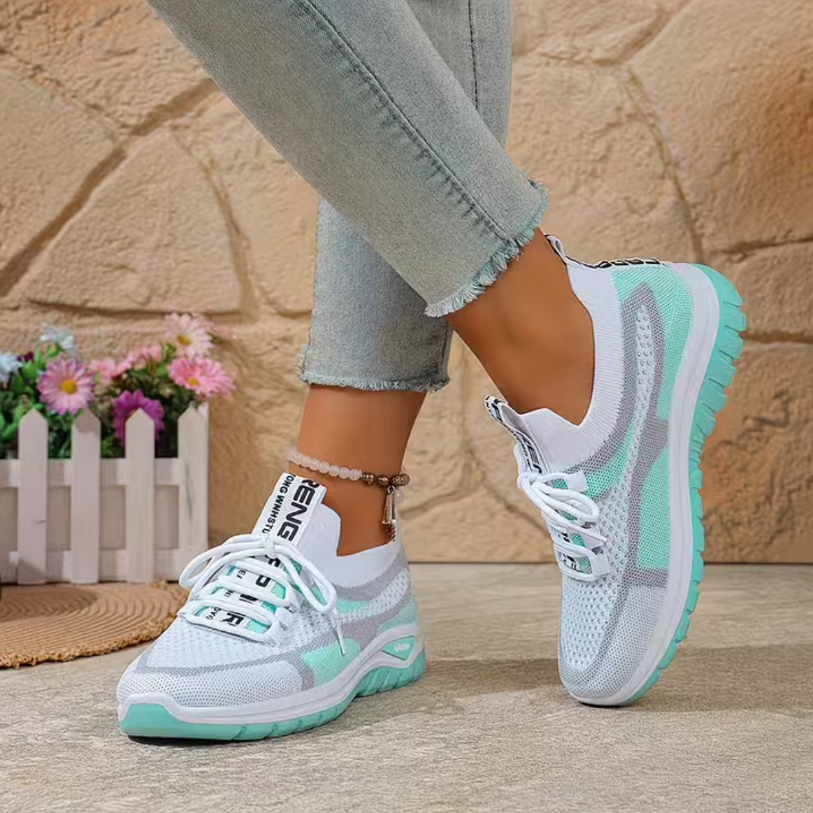 Cushioned Walking Sneakers