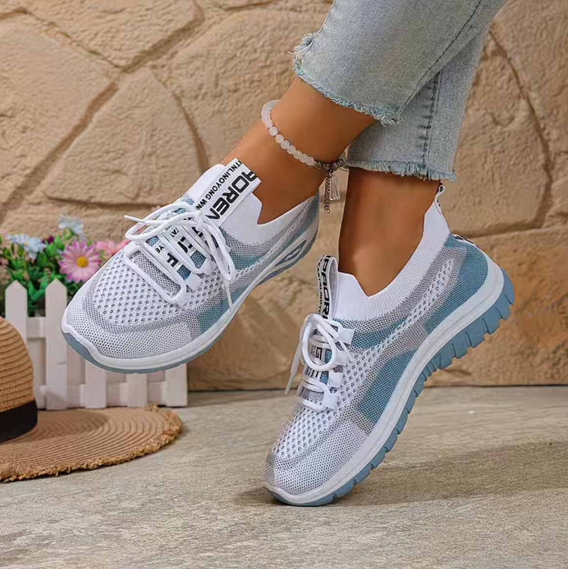 Cushioned Walking Sneakers