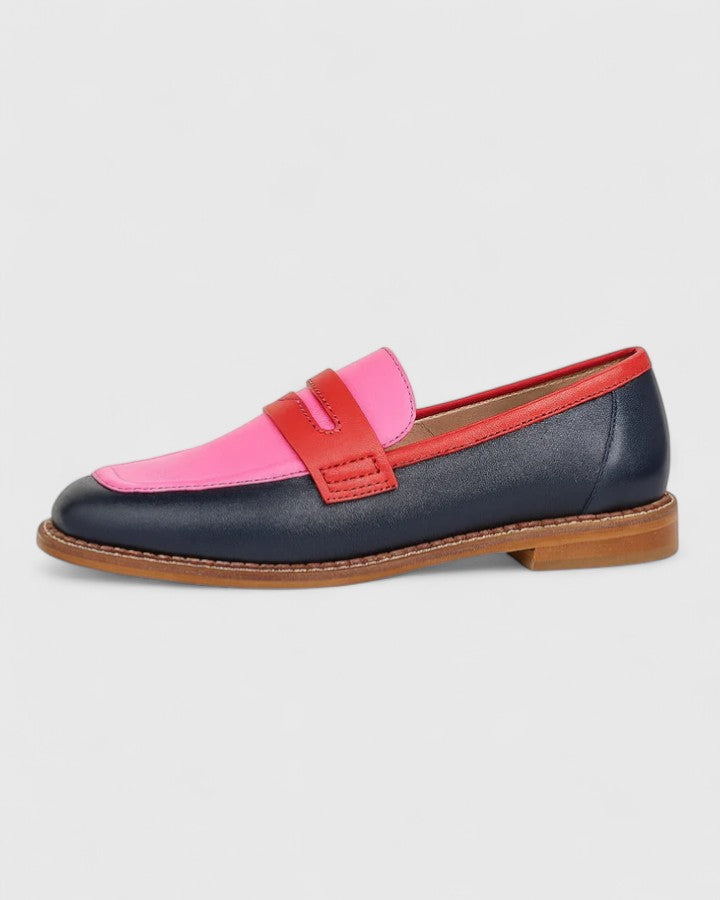Refined Ankle-Strap Heeled Loafers