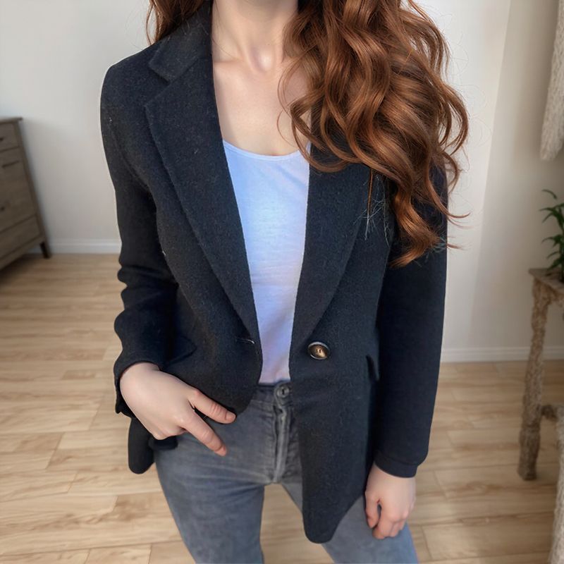 Soft Button-Down Blazer