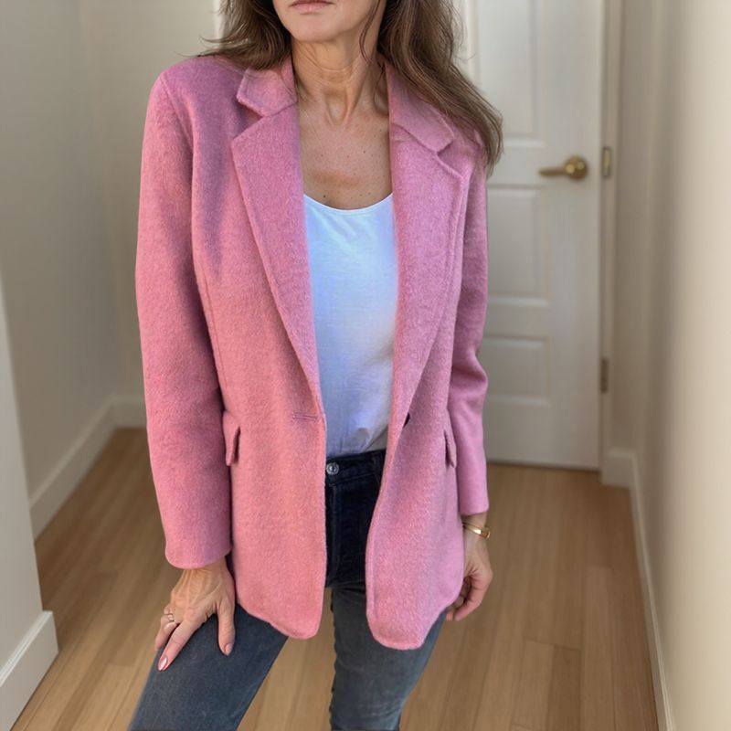 Soft Button-Down Blazer