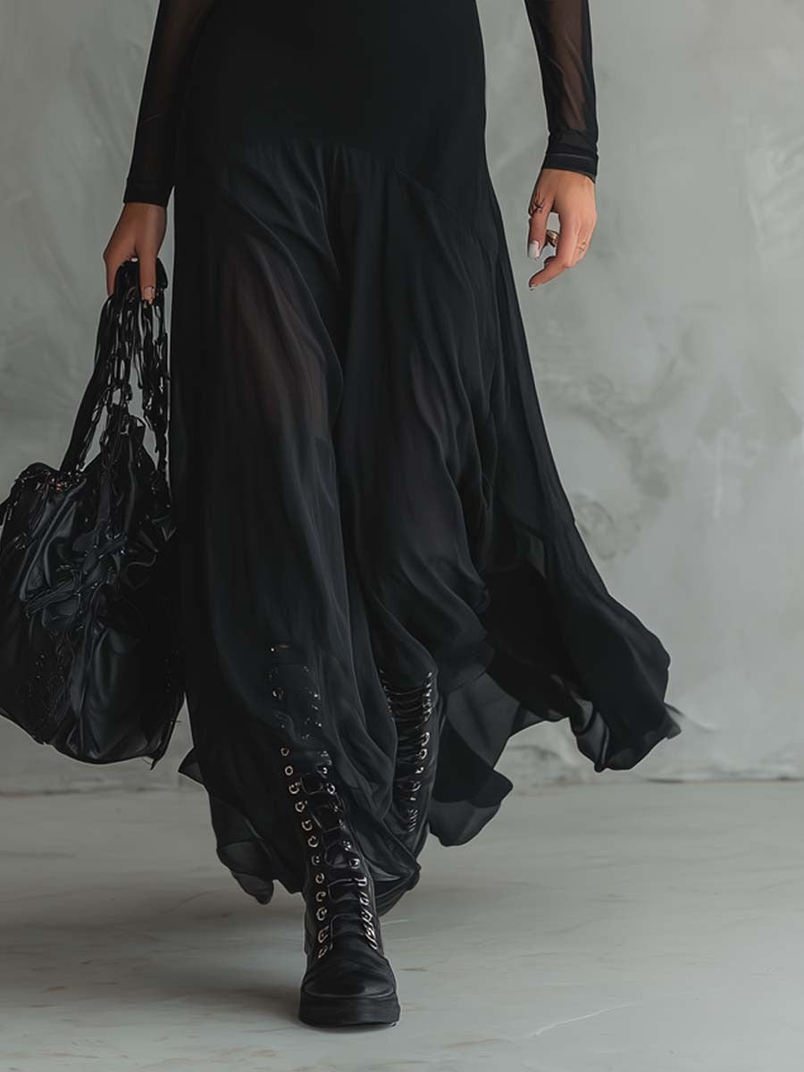 Soft-Touch Maxi Dress