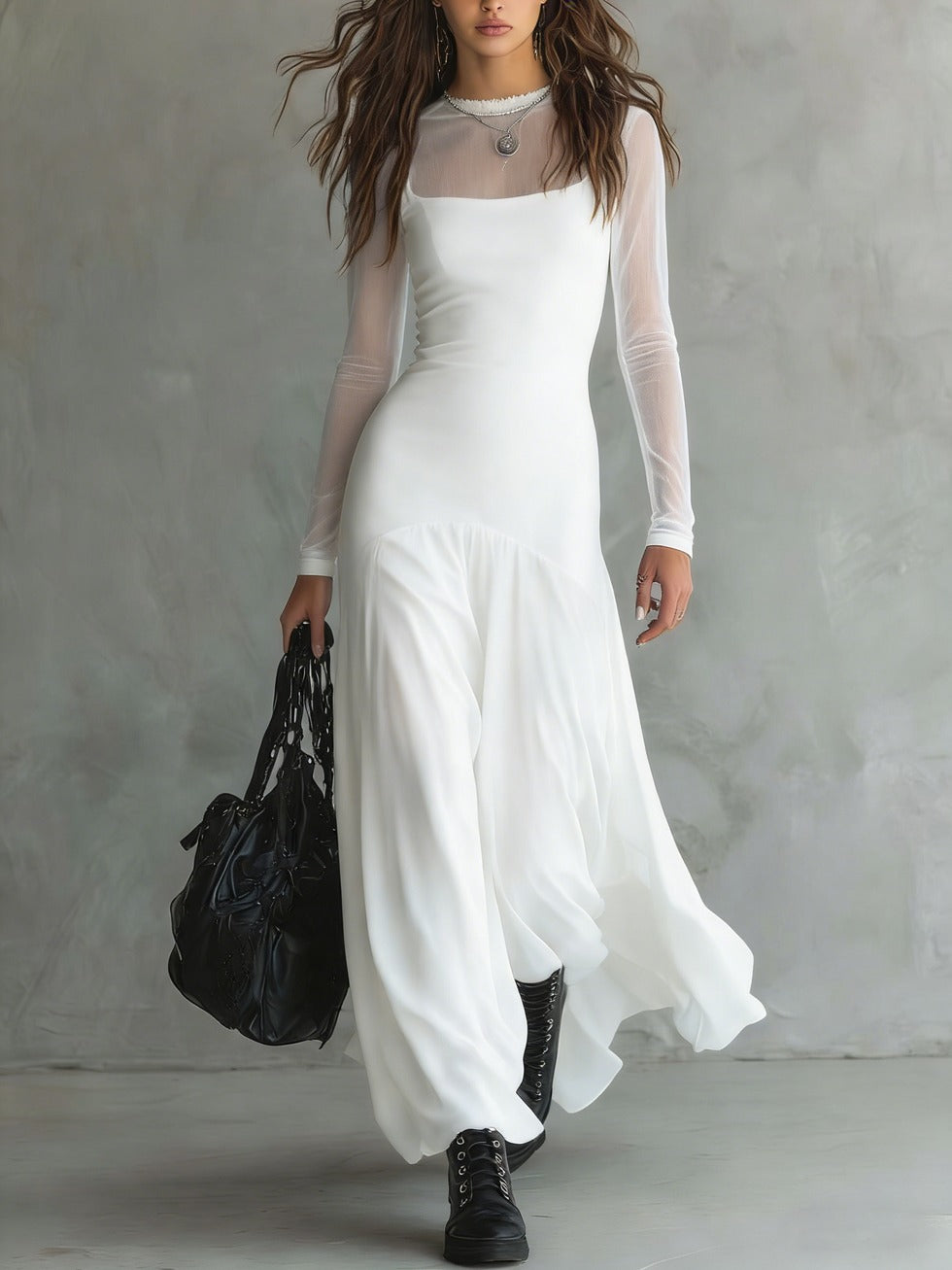 Soft-Touch Maxi Dress