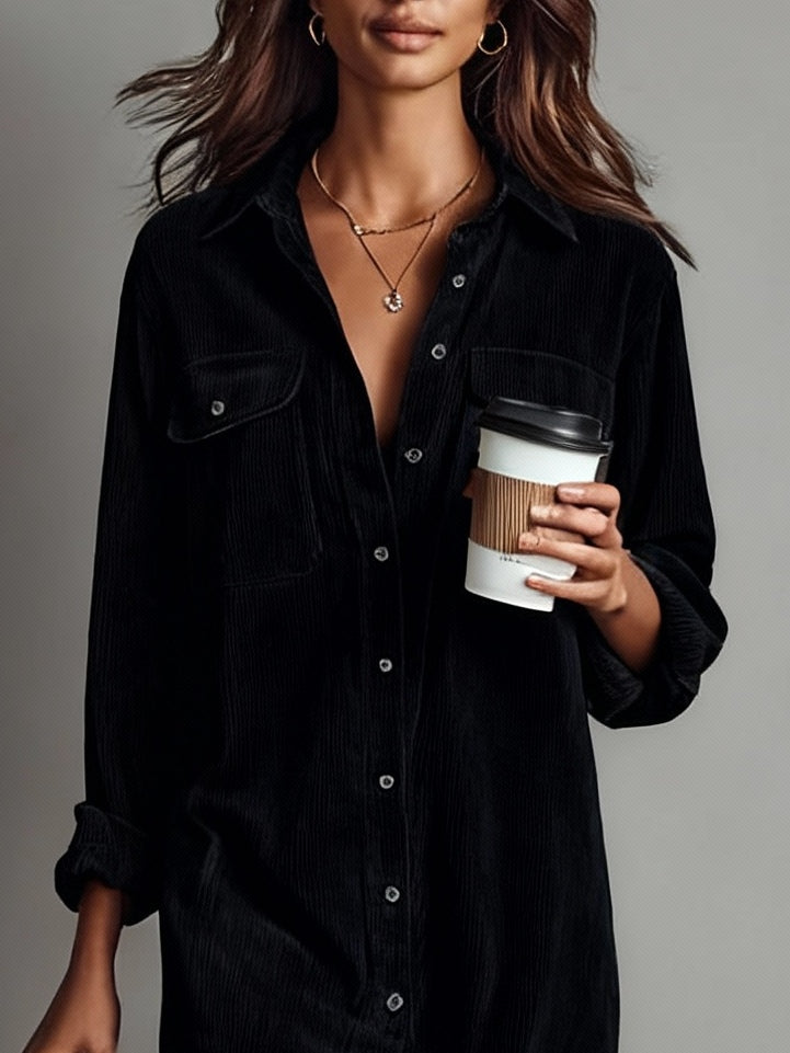 Corduroy Midi Dress