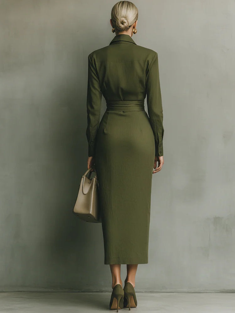 Fitted Wrap Dress
