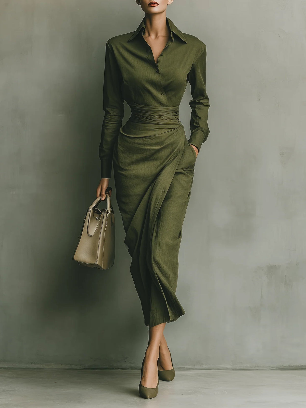Fitted Wrap Dress