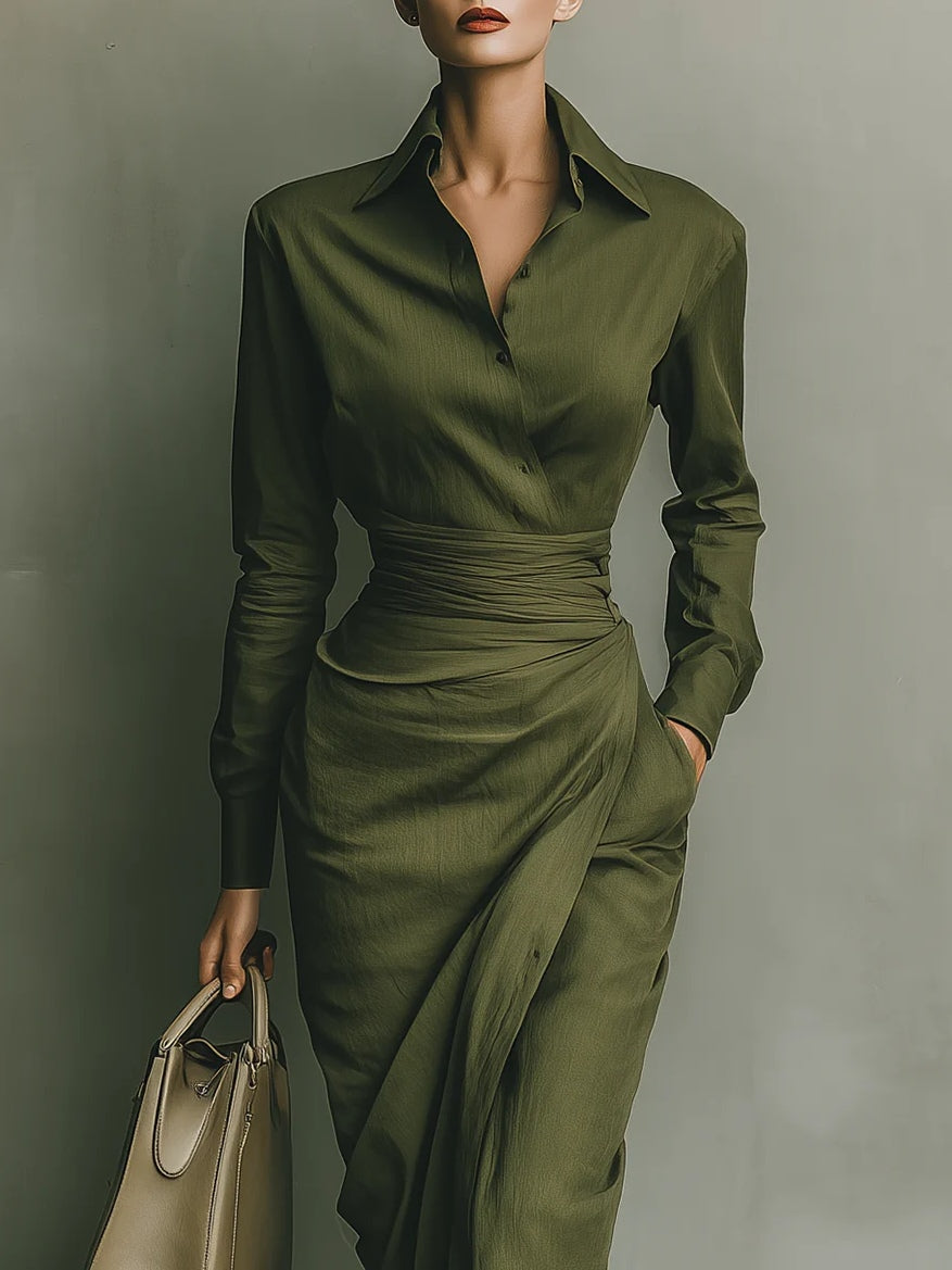 Fitted Wrap Dress