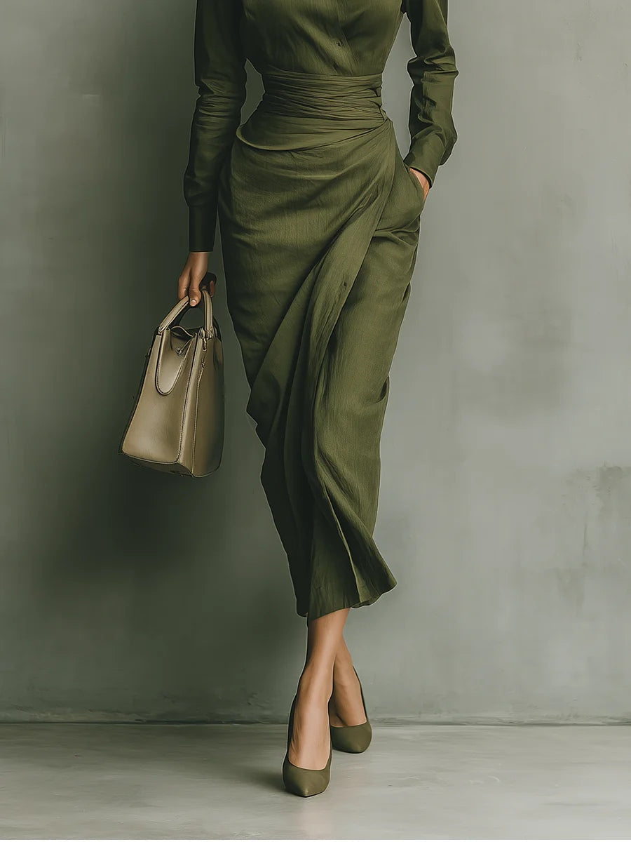 Fitted Wrap Dress