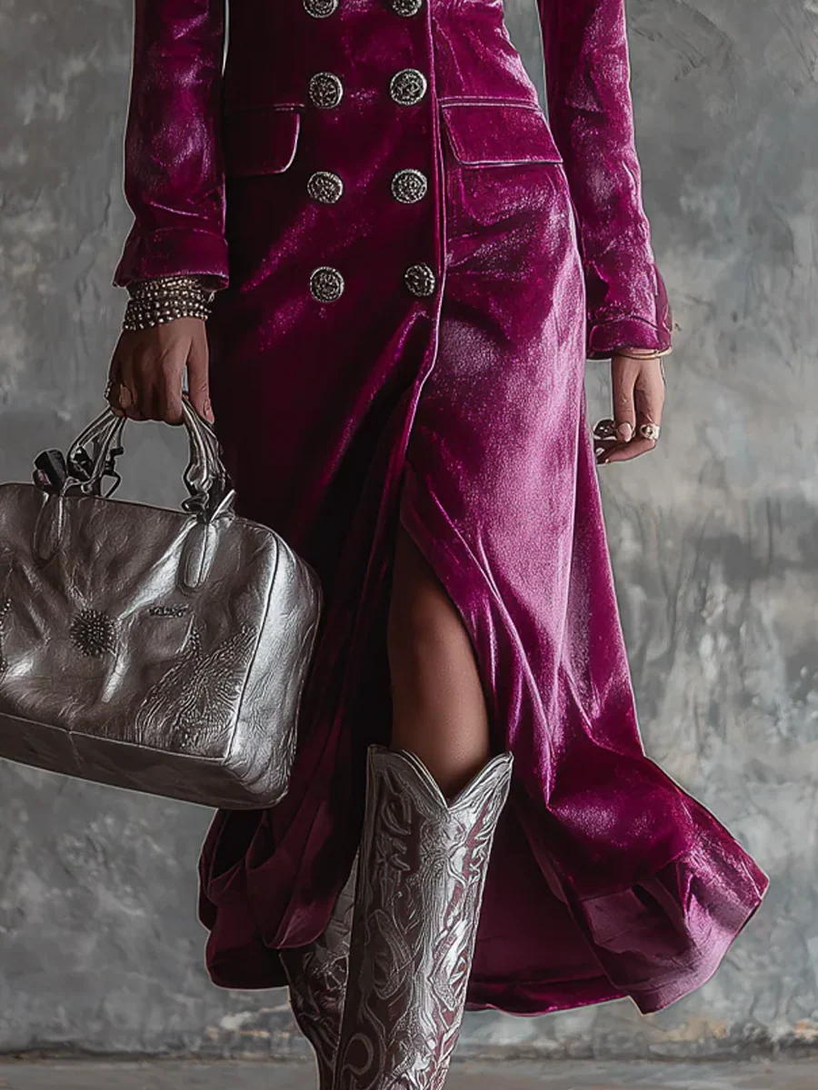 Velvet Blazer Dress