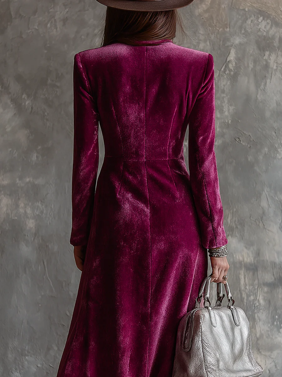 Velvet Blazer Dress