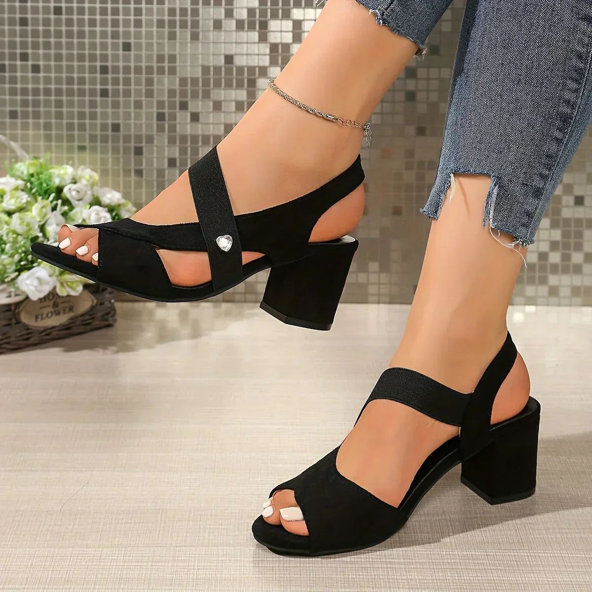 Soft-Step Block Heels