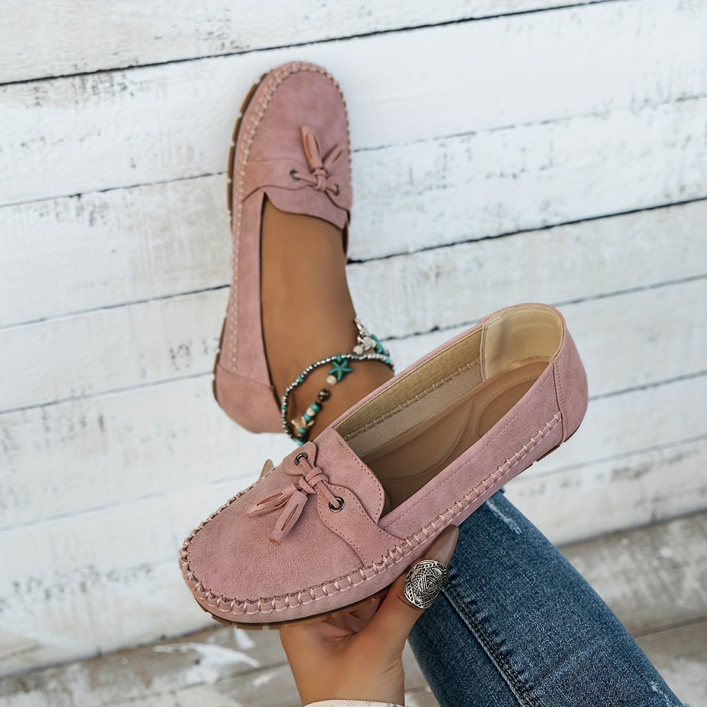 Cushioned Tassel Loafers