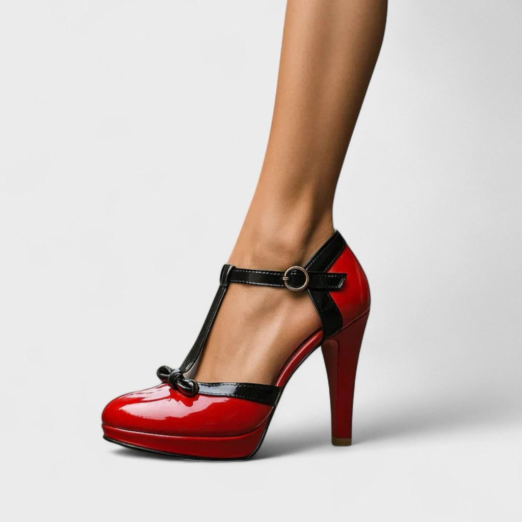 T-Strap Platform Heels