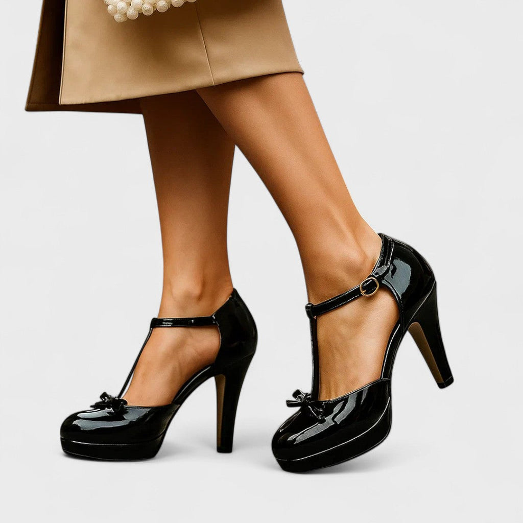 T-Strap Platform Heels